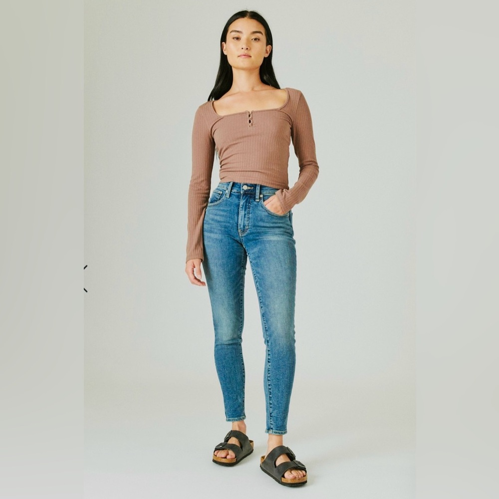 Lucky Brand High Rise Bridgette Skinny Jeans